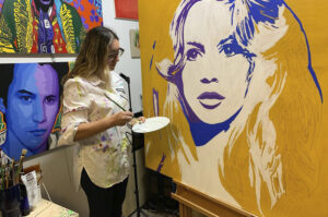 Local Artist Claudia Aguilera brings Color and Inclusion to Oakland Park